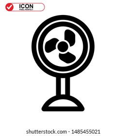 ventilator icon isolated sign symbol vector illustration - high quality black style vector icons
