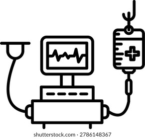 Ventilator Illustration vector Icon Design
