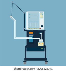 Ventilator, Used To Help Patients By Moving The Ventilated Air In And Out Of The Lungs To Deliver Air To Patients Whose Bodies Cannot Breathe Or Insufficient Breathing. Life Support Or Resuscitation