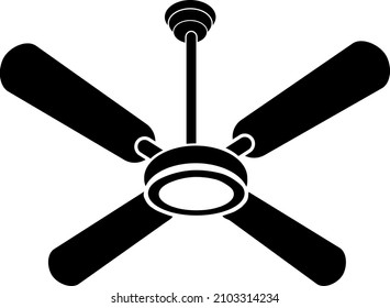 ventilator vector illustration ceiling fan icon..eps