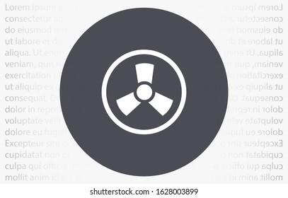 ventilator vector illustration eps10. Isolated badge fan for website or app - stock graphics.fan Icon , Exhaust fan icon. Ventilator symbol