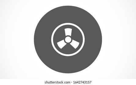 ventilator vector illustration eps10. Isolated badge fan for website or app - stock graphics.fan Icon , Exhaust fan icon. Ventilator symbol