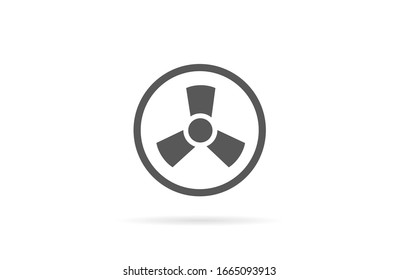 ilustración vectorial del ventilador10. Fanático de placa aislado para sitio web o aplicación - gráficos de stock.fan Icon , Icono de ventilador de escape. Símbolo de ventilador