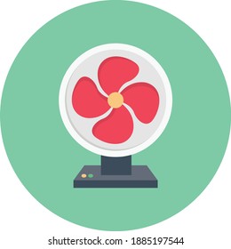 ventitator vector colour flat icon