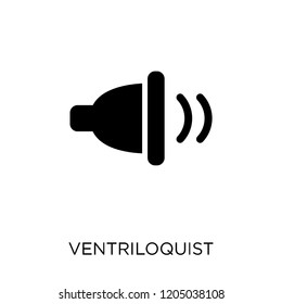 Ventriloquist icon. Ventriloquist symbol design from Cinema collection. Simple element vector illustration on white background.