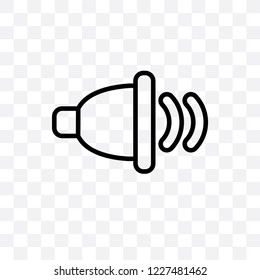 Ventriloquist vector linear icon isolated on transparent background, Ventriloquist transparency concept can be used for web and mobile