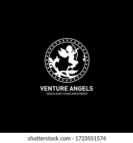 Venture angels creative logo design