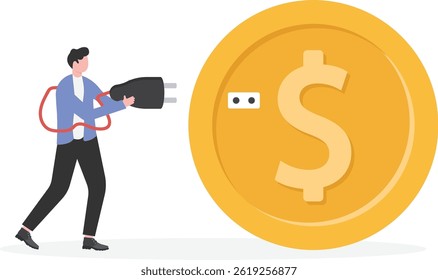 Venture capital or financial support for startup and entrepreneur company, make money idea or idea pitching for fund raising concept,

