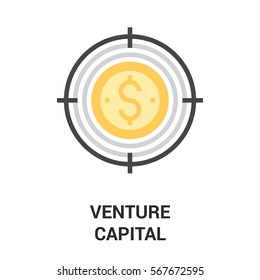Venture Capital Icon Concept