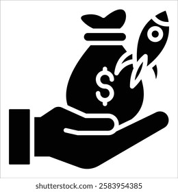 Venture Capital Icon Element For Design