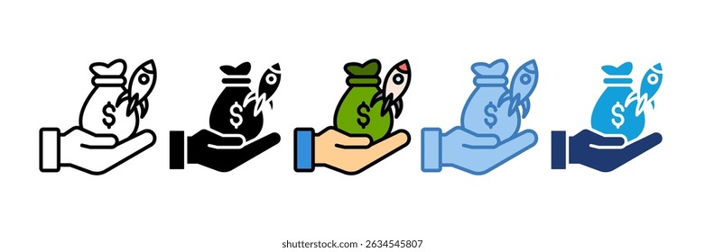 Risikokapital-Symbolelement für Design