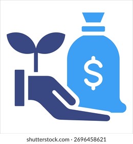 Elemento de icono de capital de riesgo para diseño