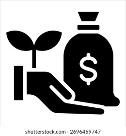 Elemento de icono de capital de riesgo para diseño
