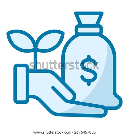 Venture Capital Icon Element For Design