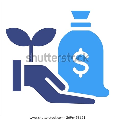 Venture Capital Icon Element For Design