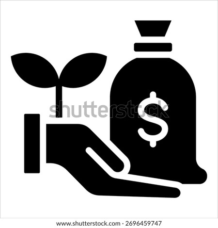 Venture Capital Icon Element For Design