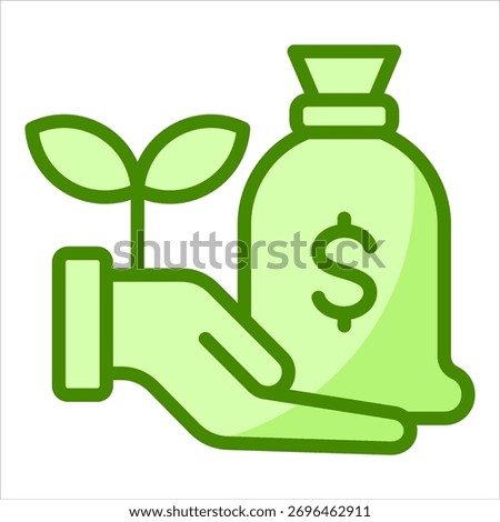 Venture Capital Icon Element For Design