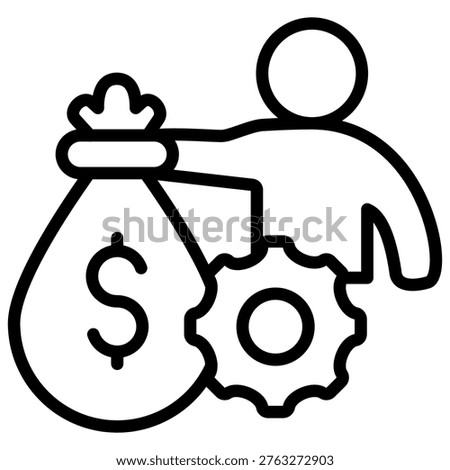 Venture Capital Icon Element For Design