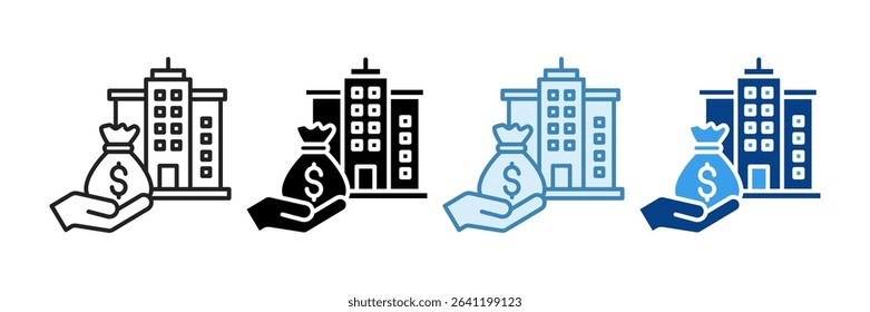 Venture Capital Icon Set Multiple Style Collection
