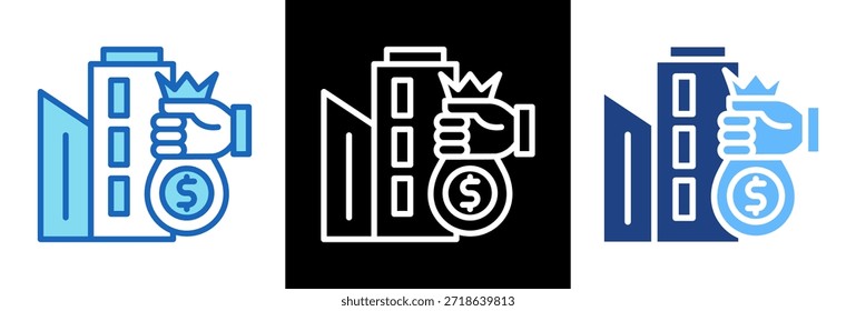 Venture Capital Icon Ilustración vectorial triplestyle