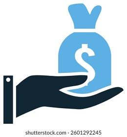venture capital icon vector representing investment, funding, and startup growth. Ideal for financial backing, entrepreneurship, and business expansion.