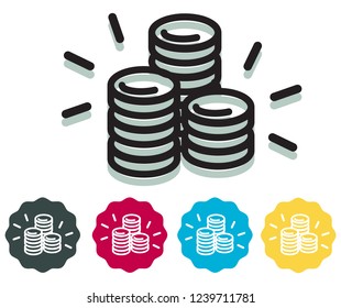 Venture Capitalist Funding Icon as EPS 10 File
