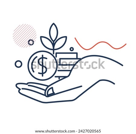 Venture Capitalist - Seed Fund Investment - Icon as EPS 10 File