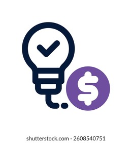 venture dual tone icon. Sleek and modern vector icon for websites, mobile apps, marketing materials, and corporate design. Fully scalable and ready to use.