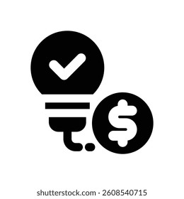 venture glyph icon. Strong and solid vector icon for websites, mobile interfaces, presentations, and visual branding. High quality and easy to edit.