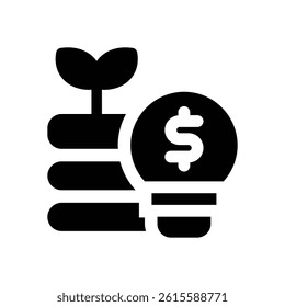 venture glyph icon. Strong and solid vector icon for websites, mobile interfaces, presentations, and visual branding. High quality and easy to edit.