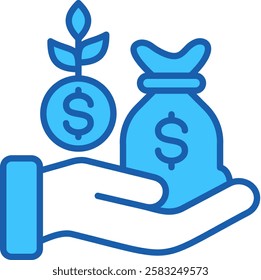 Venture Icon Element For Design