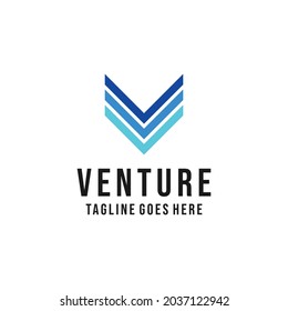 venture Logo vector design. modern consulting symbol icon graphic. internet emblem for Company and business