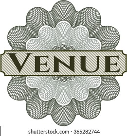 Venue abstract rosette