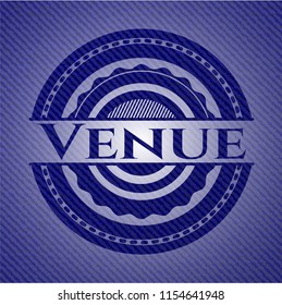 Venue denim background