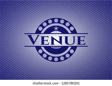 Venue with denim texture