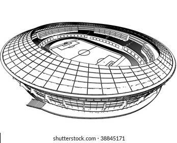 Football Stadium Draw High Res Stock Images Shutterstock