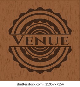Venue wooden emblem