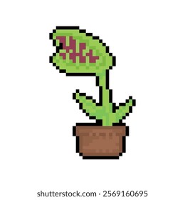 VENUS CARNIVOROUS PLANT PIXEL ART