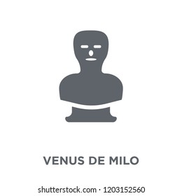 Venus de milo icon. Venus de milo design concept from  collection. Simple element vector illustration on white background.