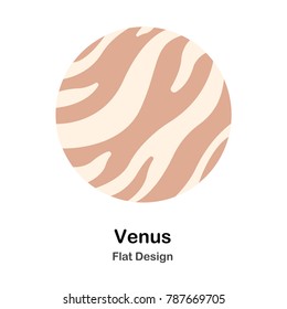 Venus Flat Illustration