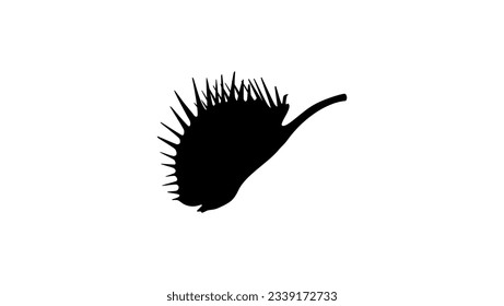 Venus fly trap silhouette, high quality vector