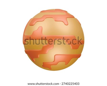 venus icon 3d illustration render