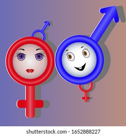 Venus And Mars Represent Man And Woman