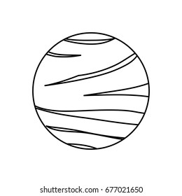 Venus planet isolated