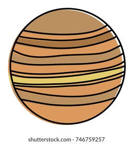 venus planet isolated icon