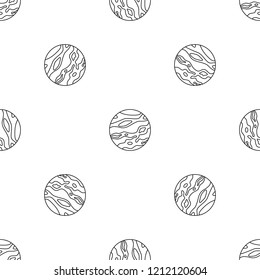 Venus planet pattern seamless vector repeat geometric for any web design
