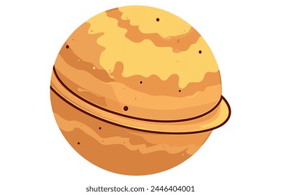 venus planet space illustration, venus planet vector