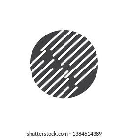 Venus planet vector icon. filled flat sign for mobile concept and web design. Solar system planet glyph icon. Symbol, logo illustration. Pixel perfect vector graphics