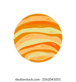 Venus, Space Vector Illustration, Isolated