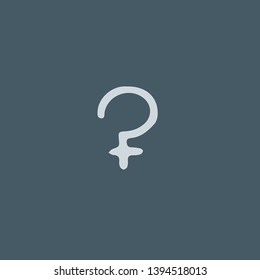 Venus vector icon. Venus concept stroke symbol design. Thin graphic elements vector illustration, outline pattern for your web site design, logo, UI. EPS 10.